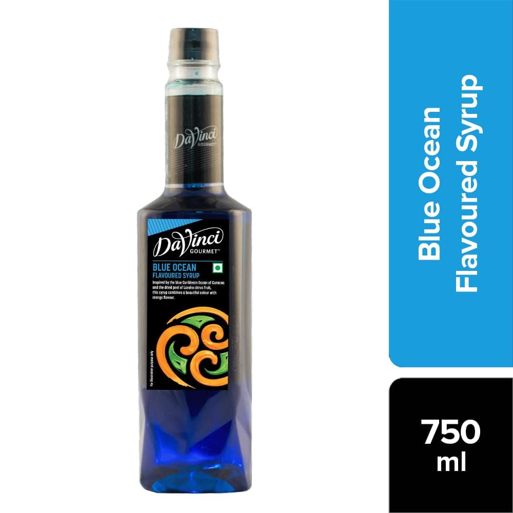 DaVinci Gourmet - Blue Ocean - Flavoured Liquid Syrup – 750 ML