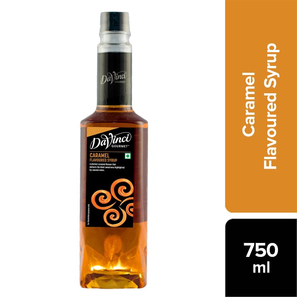 DaVinci Gourmet - Caramel - Flavoured Liquid Syrup – 750 ML