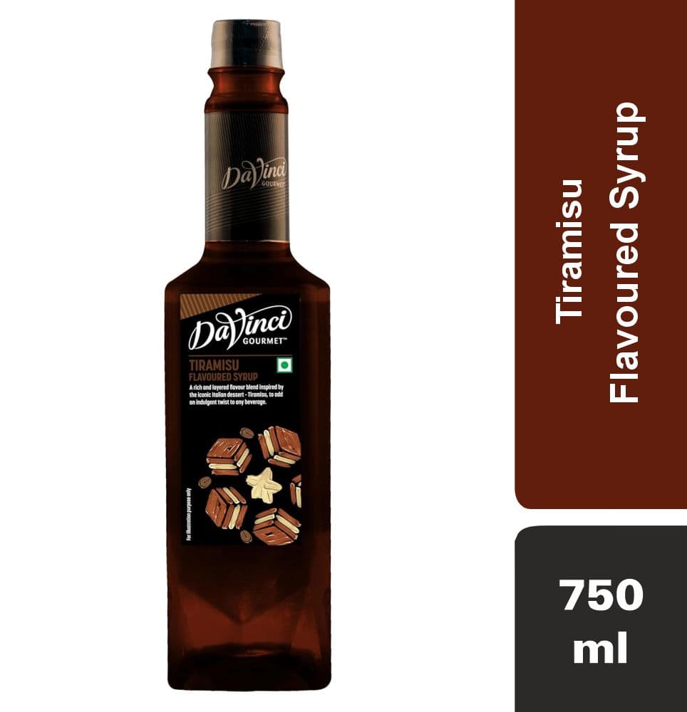 DaVinci Gourmet - Tiramisu- Flavoured Liquid Syrup – 750 ML