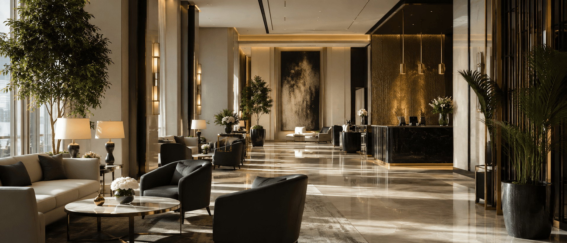 Hospitality property interior