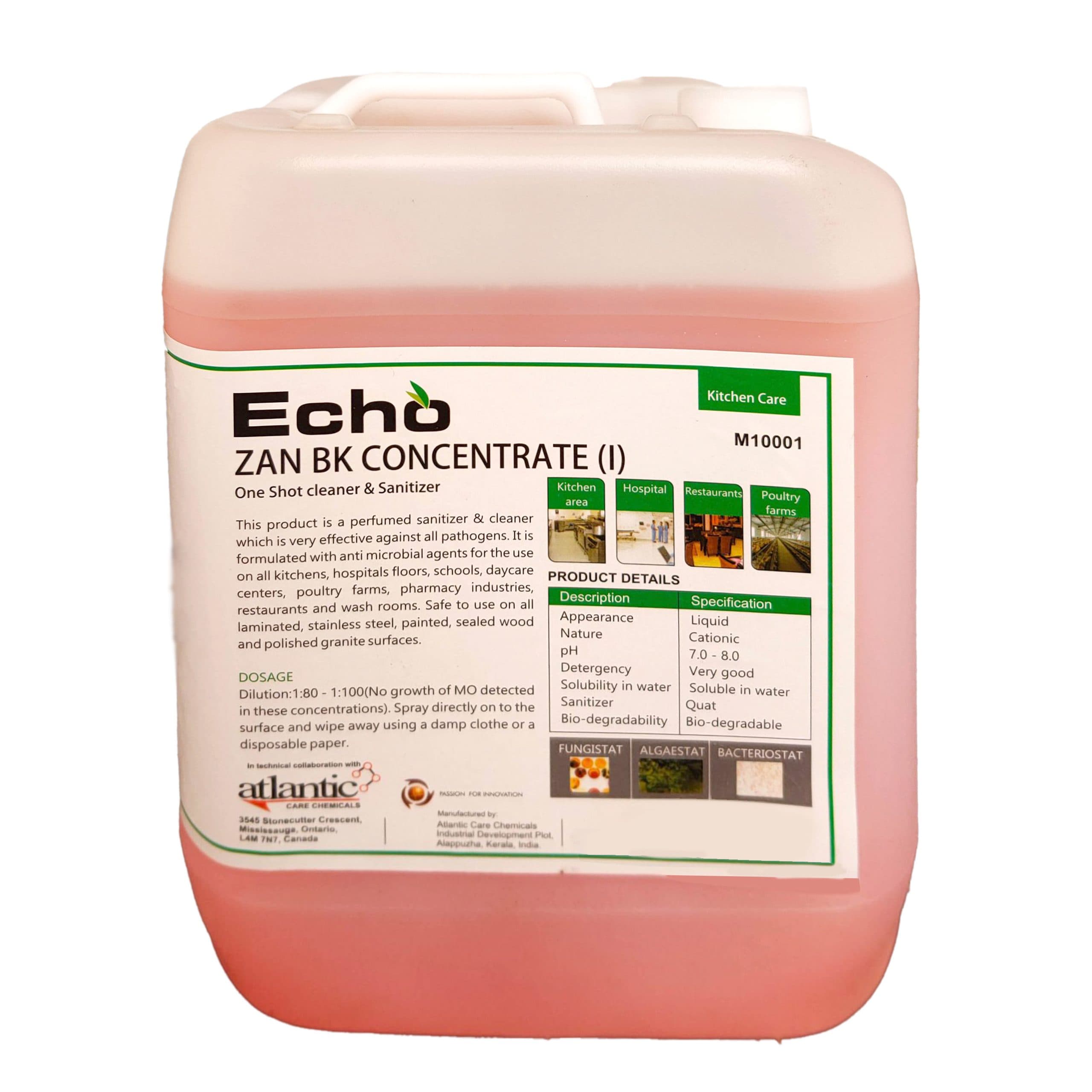 Echo™ All In One - Cleaner Sanitizer And Disinfectant Concentrate