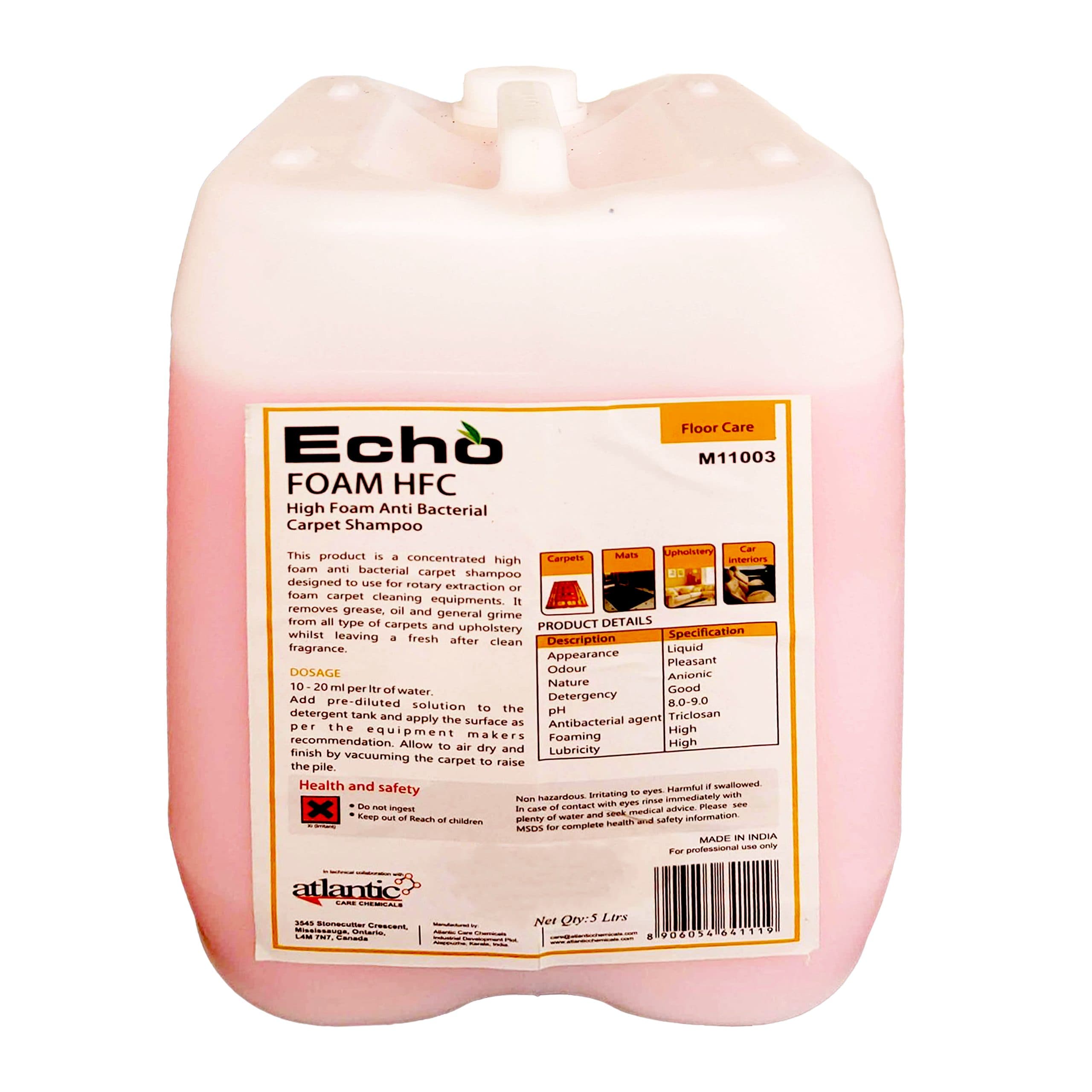 Echo™ High Foam Anti Bacterial Carpet Shampoo
