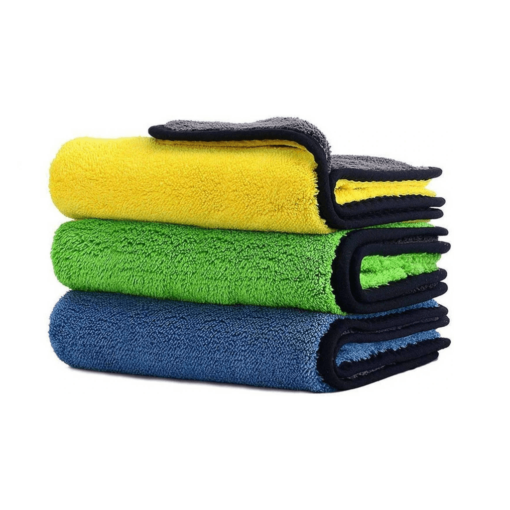 Dual Color Microfiber Towel