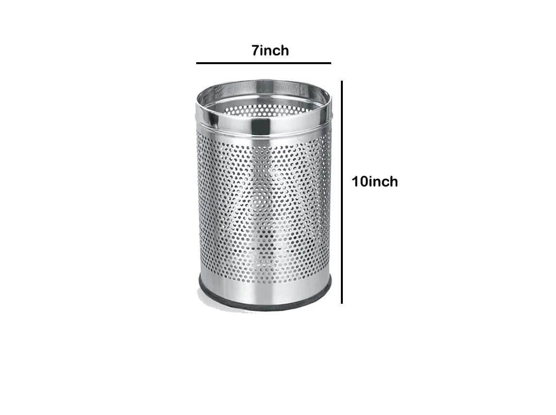 S.S Dustbin Perforated 7x10