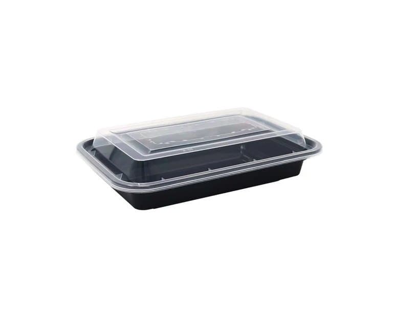 Rectangle Plastic Food Container -1600 ML - Pack of 100