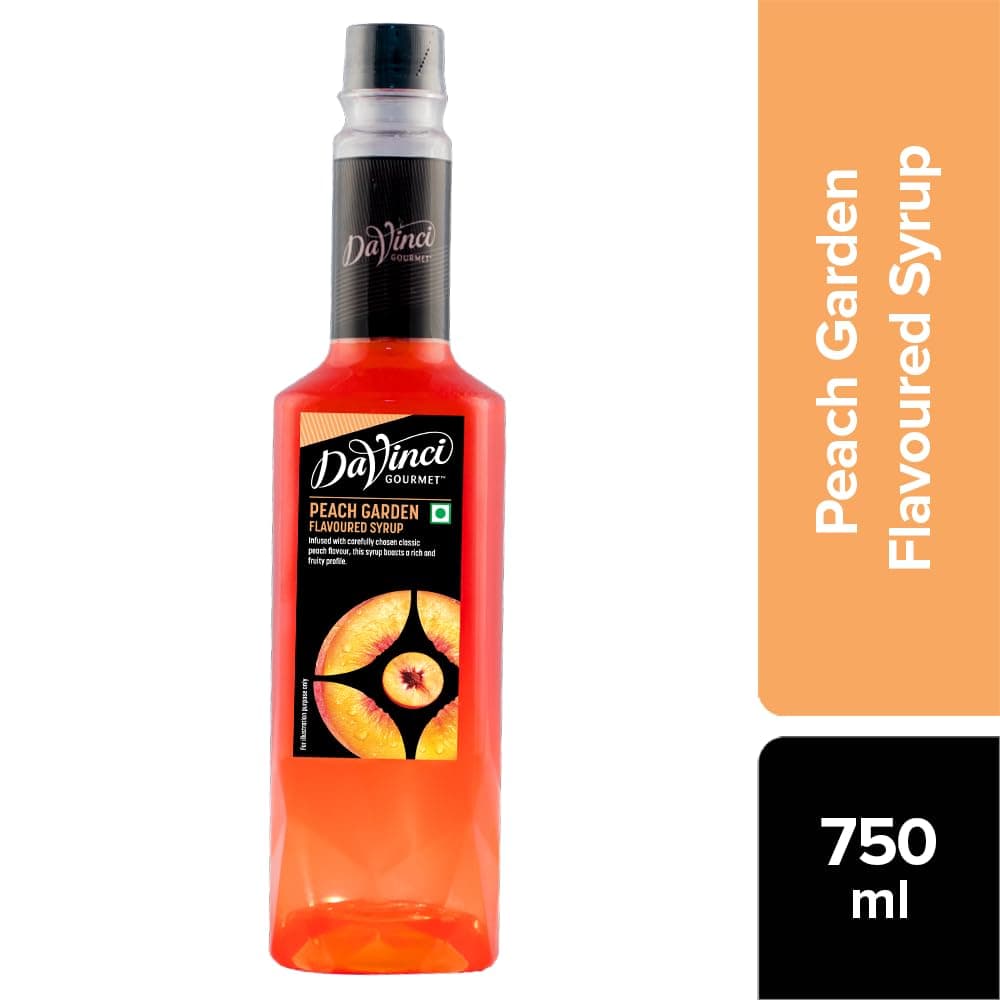 DaVinci Gourmet - Peach Garden- Flavoured Liquid Syrup – 750 ML