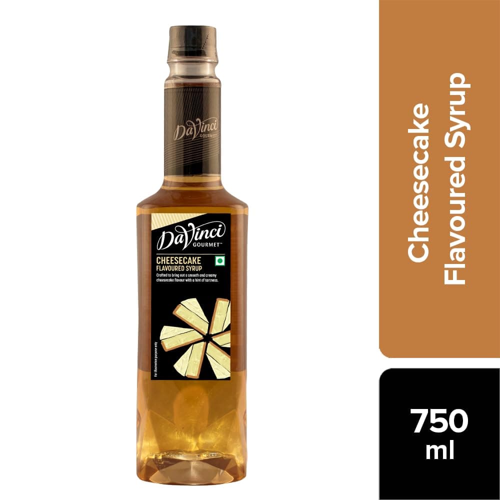 DaVinci Gourmet - Cheesecake- Flavoured Liquid Syrup – 750 ML