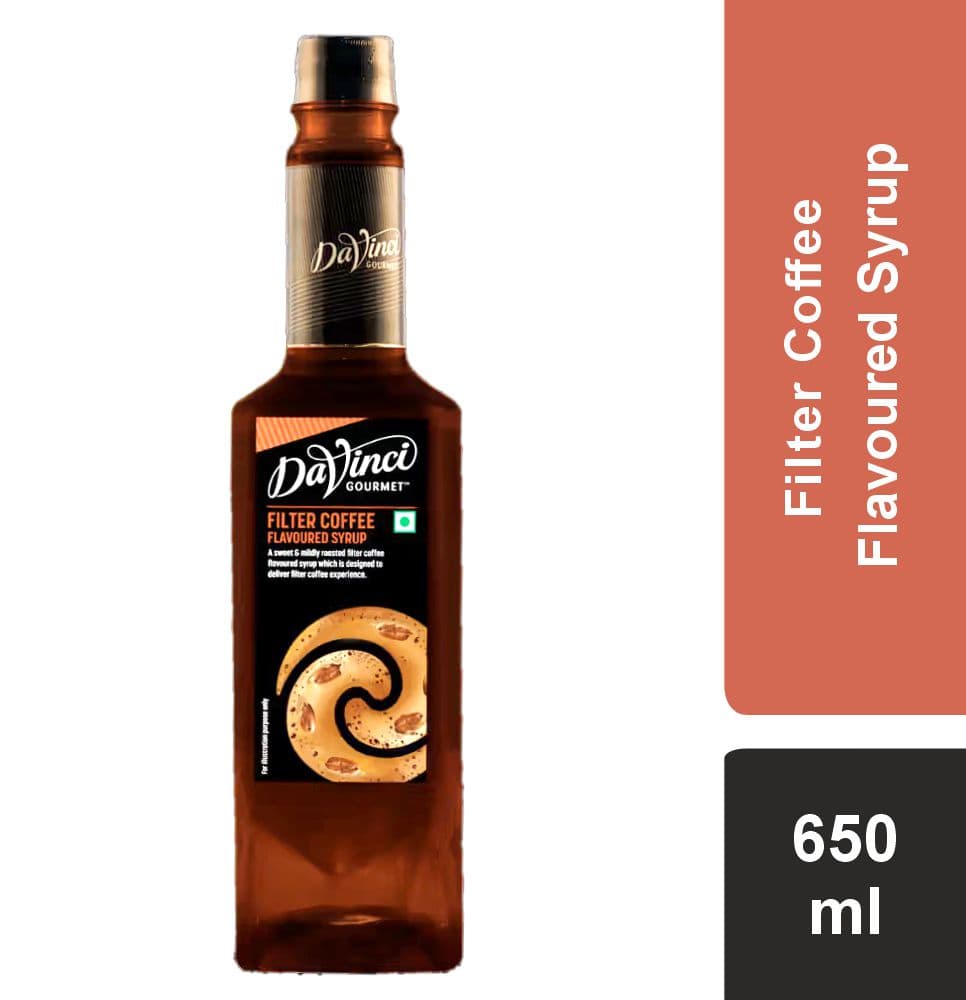 DaVinci Gourmet - Filter Coffee- Flavoured Liquid Syrup – 650 ML