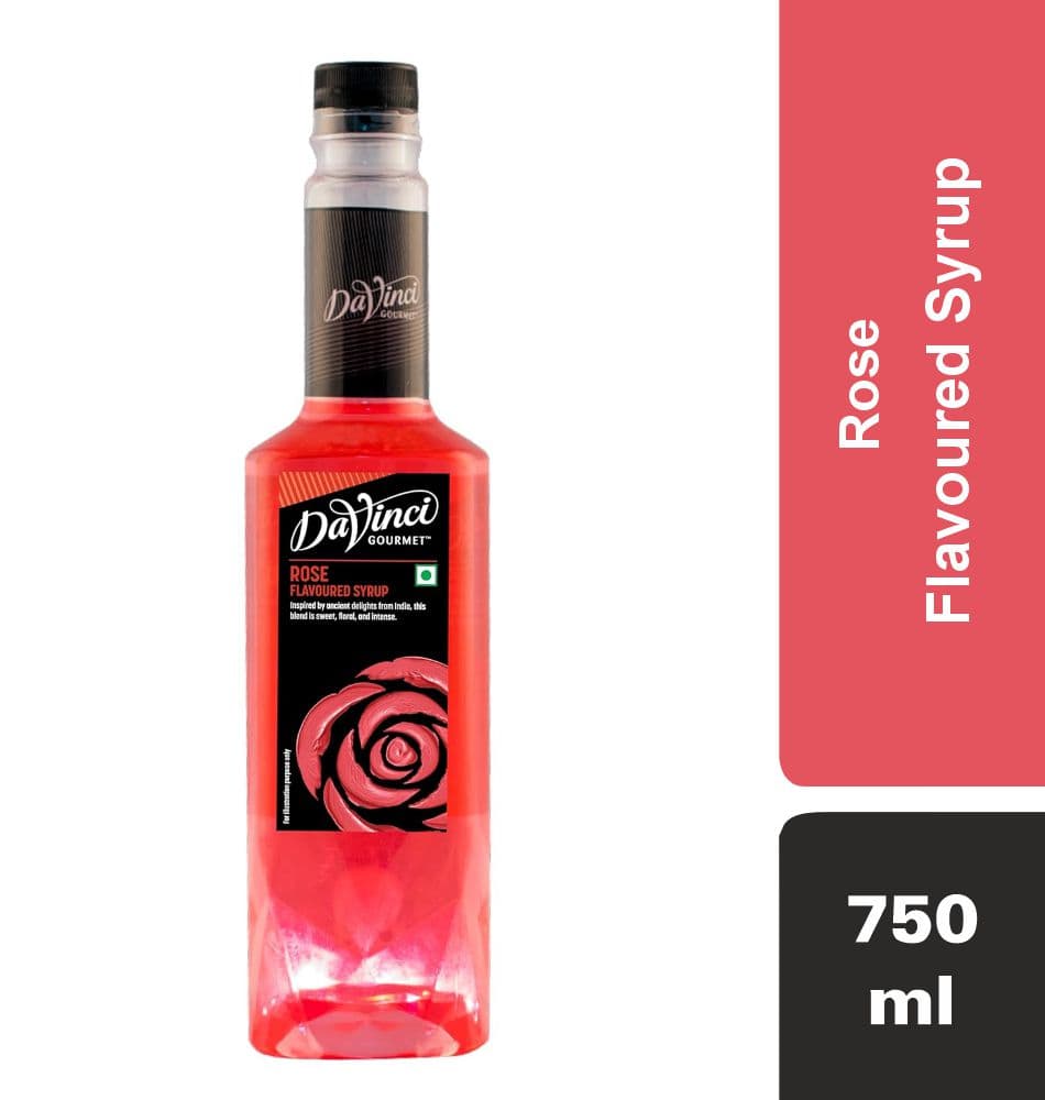 DaVinci Gourmet - Rose - Flavoured Liquid Syrup – 750 ML